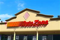 autozone logo sign on building